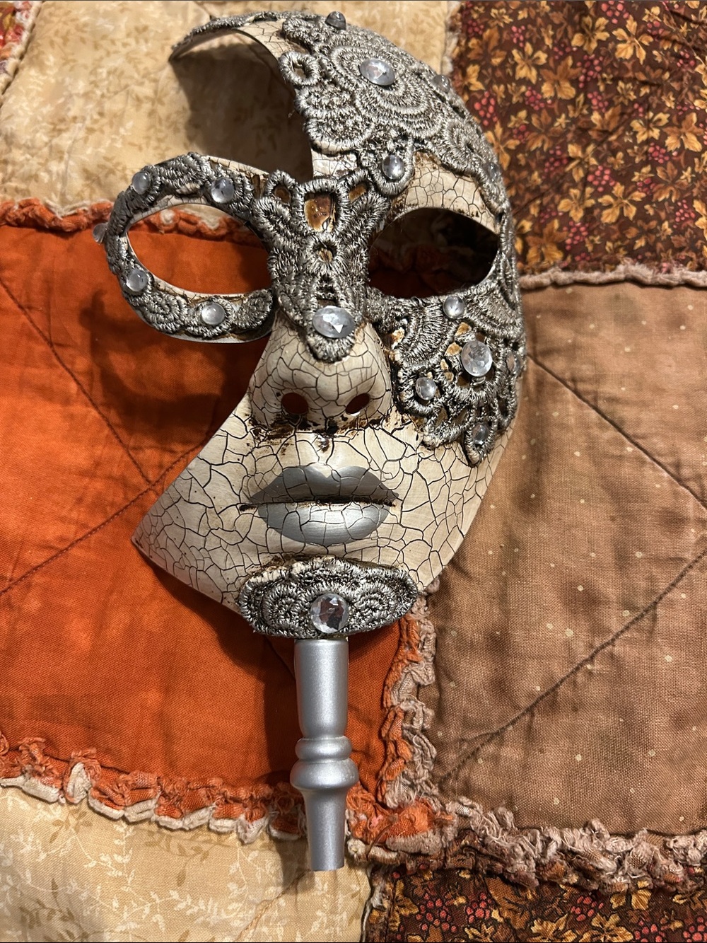 Venetian-Style Decorative  masquerade half Mask